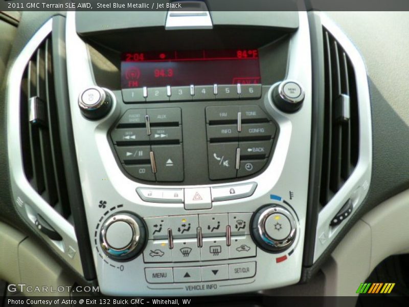 Steel Blue Metallic / Jet Black 2011 GMC Terrain SLE AWD