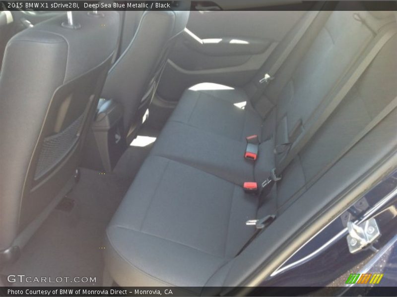 Deep Sea Blue Metallic / Black 2015 BMW X1 sDrive28i