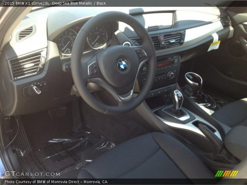 Deep Sea Blue Metallic / Black 2015 BMW X1 sDrive28i