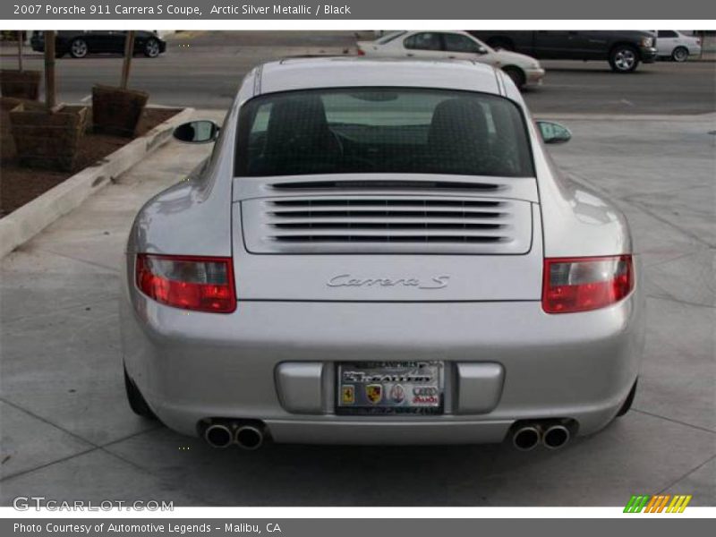 Arctic Silver Metallic / Black 2007 Porsche 911 Carrera S Coupe
