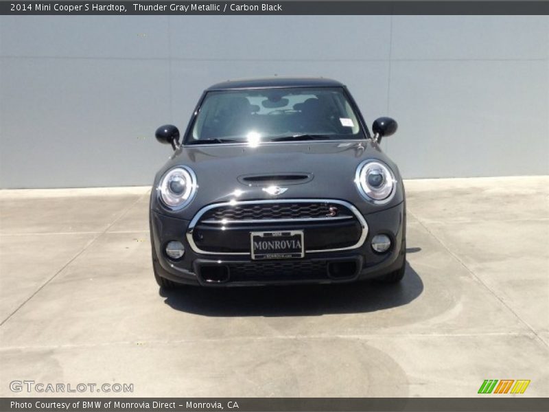 Thunder Gray Metallic / Carbon Black 2014 Mini Cooper S Hardtop