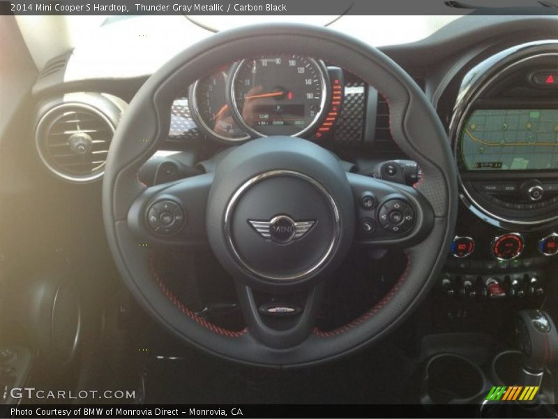 Thunder Gray Metallic / Carbon Black 2014 Mini Cooper S Hardtop