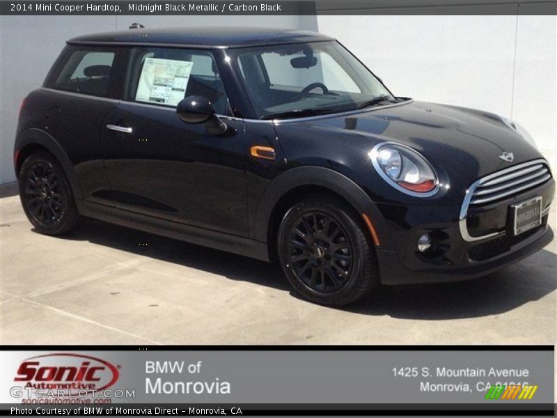 Midnight Black Metallic / Carbon Black 2014 Mini Cooper Hardtop