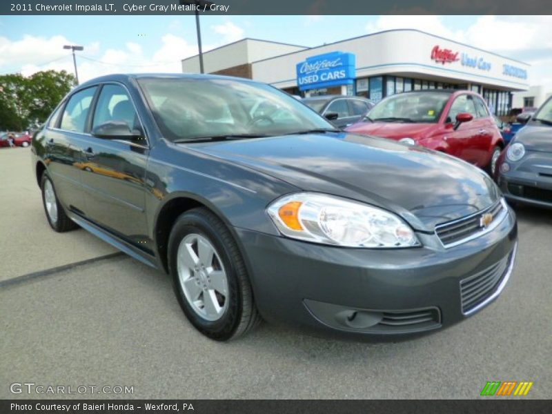 Cyber Gray Metallic / Gray 2011 Chevrolet Impala LT