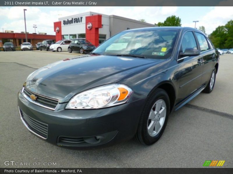 Cyber Gray Metallic / Gray 2011 Chevrolet Impala LT