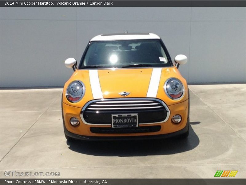 Volcanic Orange / Carbon Black 2014 Mini Cooper Hardtop