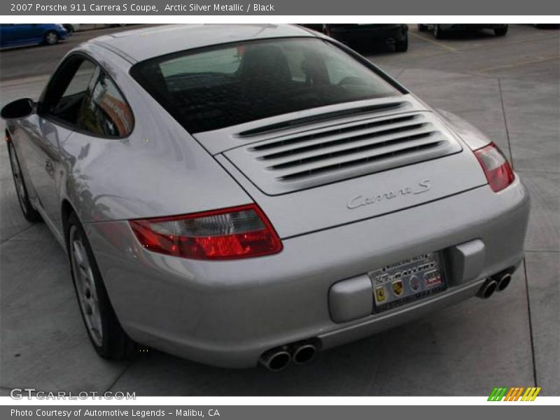 Arctic Silver Metallic / Black 2007 Porsche 911 Carrera S Coupe