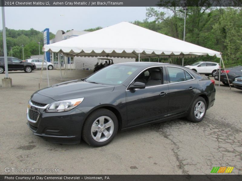 Ashen Gray Metallic / Jet Black/Titanium 2014 Chevrolet Malibu LS