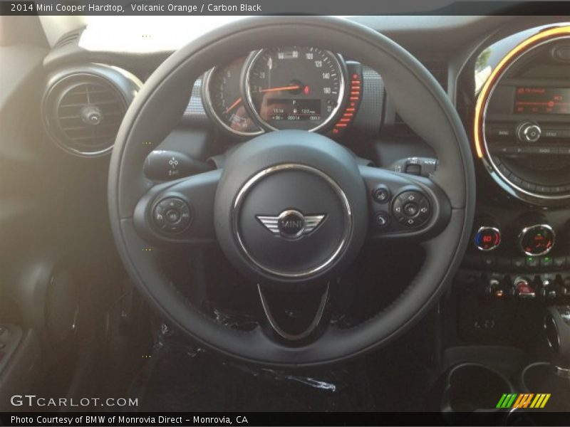 Volcanic Orange / Carbon Black 2014 Mini Cooper Hardtop
