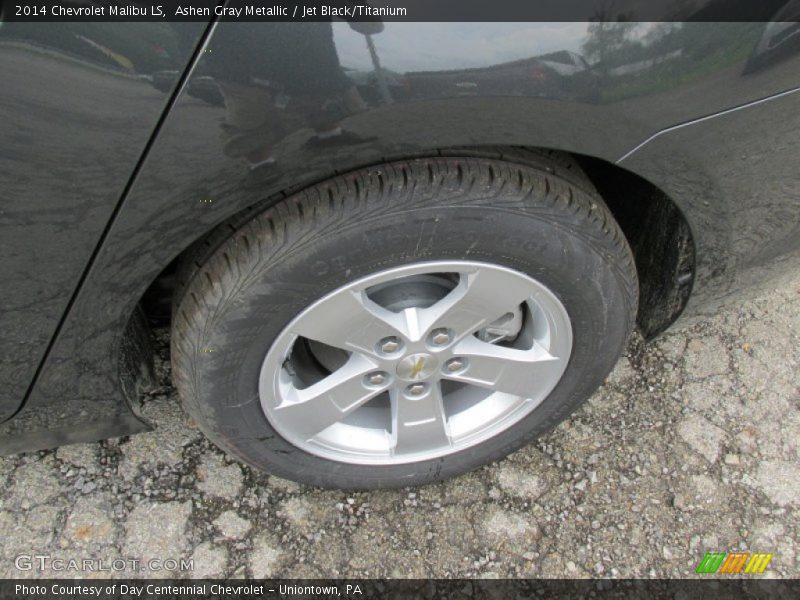 Ashen Gray Metallic / Jet Black/Titanium 2014 Chevrolet Malibu LS