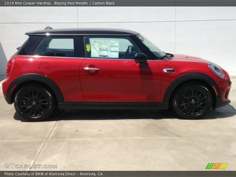  2014 Cooper Hardtop Blazing Red Metallic