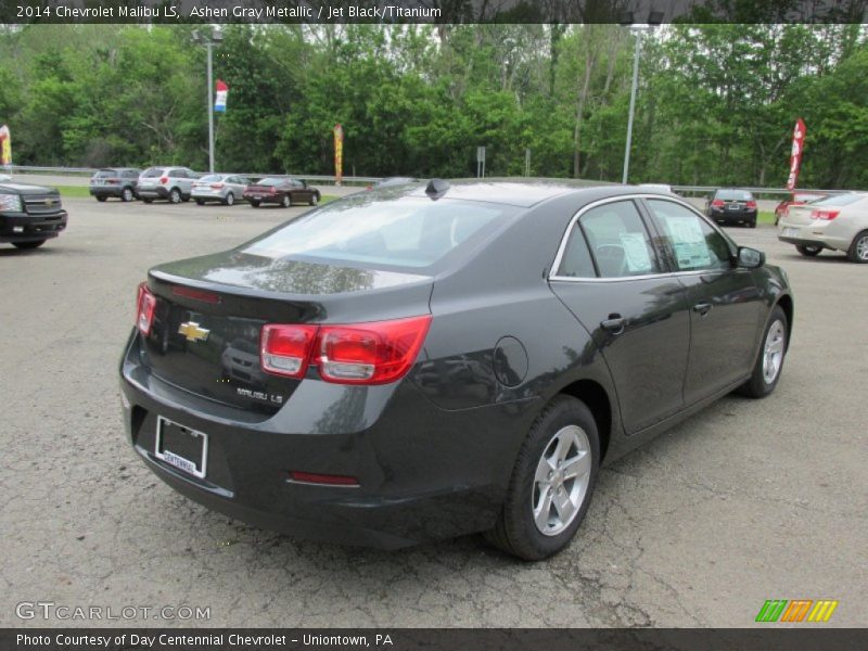 Ashen Gray Metallic / Jet Black/Titanium 2014 Chevrolet Malibu LS
