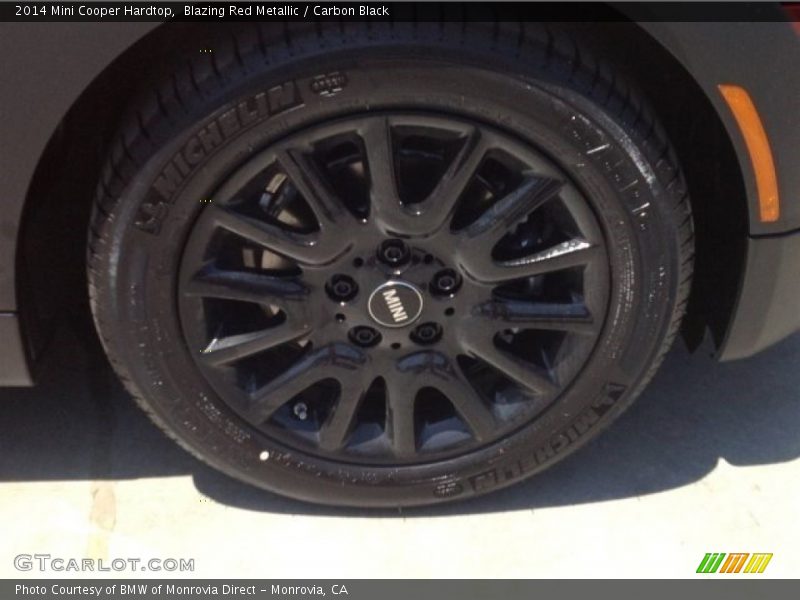 Blazing Red Metallic / Carbon Black 2014 Mini Cooper Hardtop
