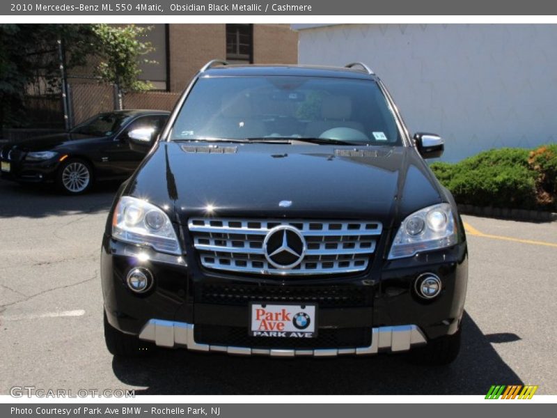 Obsidian Black Metallic / Cashmere 2010 Mercedes-Benz ML 550 4Matic