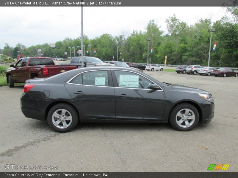 Ashen Gray Metallic / Jet Black/Titanium 2014 Chevrolet Malibu LS
