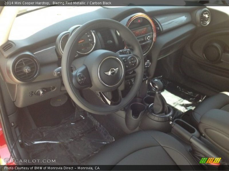 Blazing Red Metallic / Carbon Black 2014 Mini Cooper Hardtop