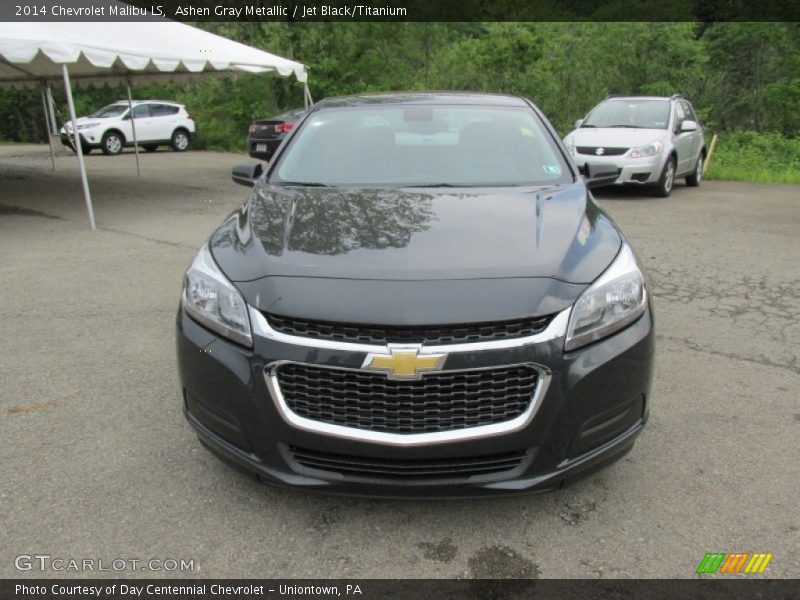 Ashen Gray Metallic / Jet Black/Titanium 2014 Chevrolet Malibu LS