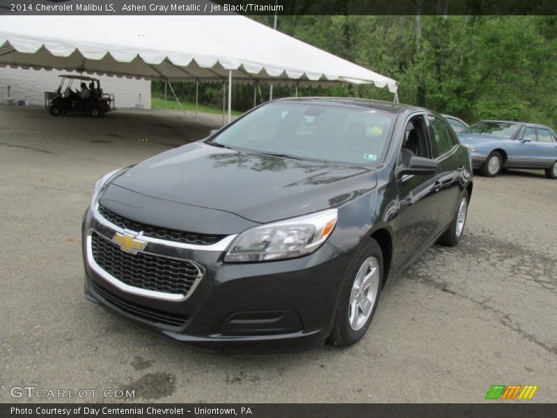 Ashen Gray Metallic / Jet Black/Titanium 2014 Chevrolet Malibu LS