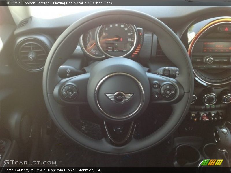 Blazing Red Metallic / Carbon Black 2014 Mini Cooper Hardtop