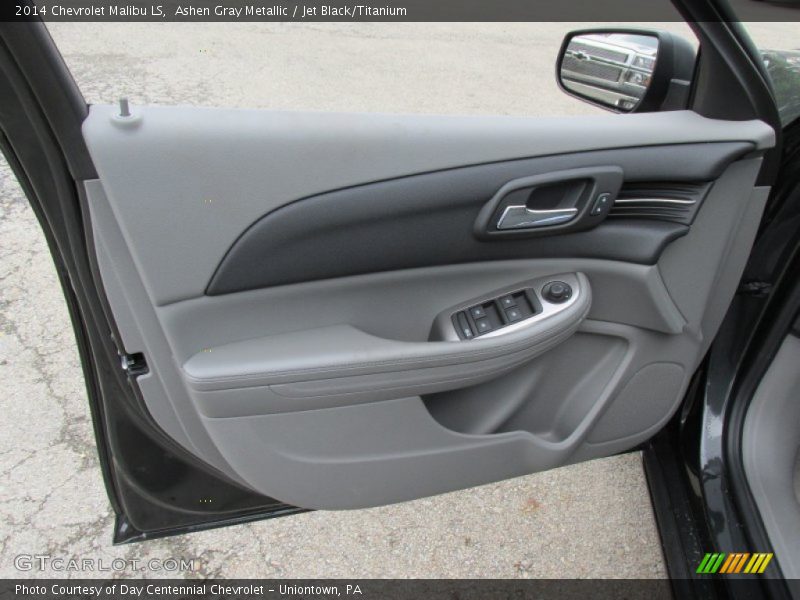 Ashen Gray Metallic / Jet Black/Titanium 2014 Chevrolet Malibu LS