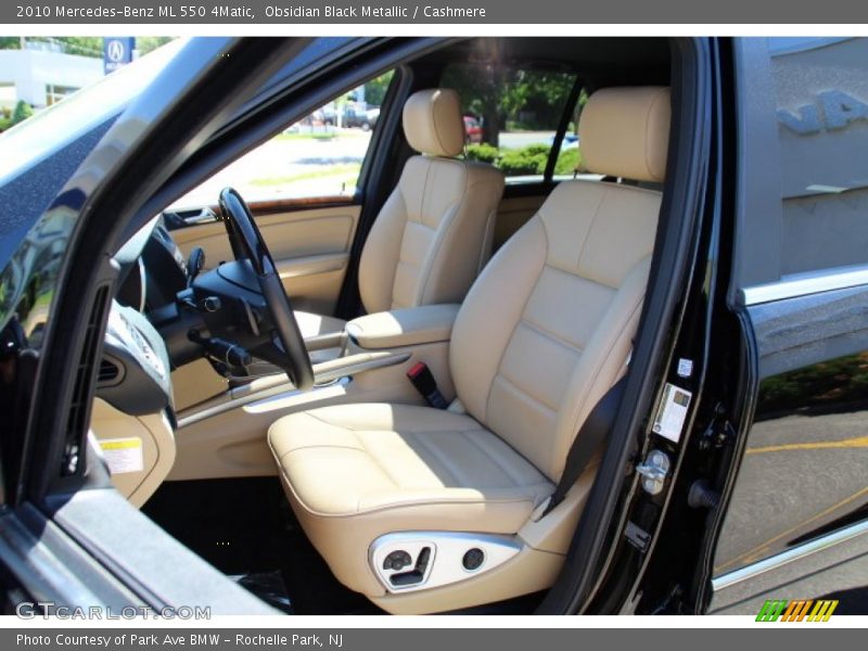 Obsidian Black Metallic / Cashmere 2010 Mercedes-Benz ML 550 4Matic