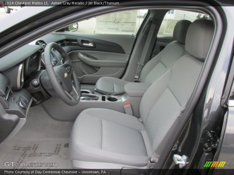 Ashen Gray Metallic / Jet Black/Titanium 2014 Chevrolet Malibu LS
