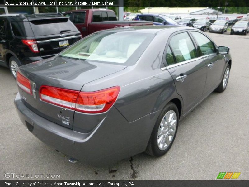 Sterling Gray Metallic / Light Camel 2012 Lincoln MKZ AWD