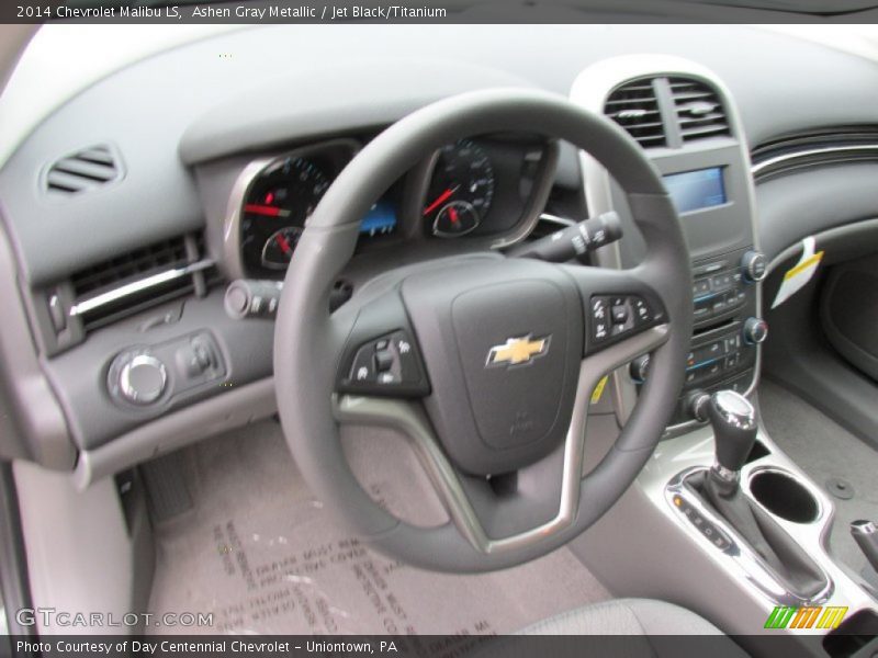 Ashen Gray Metallic / Jet Black/Titanium 2014 Chevrolet Malibu LS