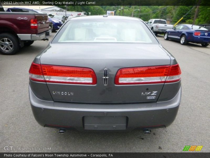 Sterling Gray Metallic / Light Camel 2012 Lincoln MKZ AWD