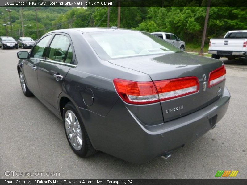 Sterling Gray Metallic / Light Camel 2012 Lincoln MKZ AWD