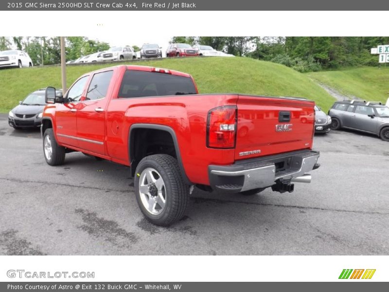 Fire Red / Jet Black 2015 GMC Sierra 2500HD SLT Crew Cab 4x4