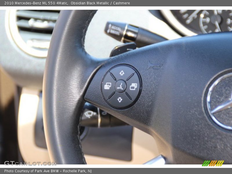 Obsidian Black Metallic / Cashmere 2010 Mercedes-Benz ML 550 4Matic