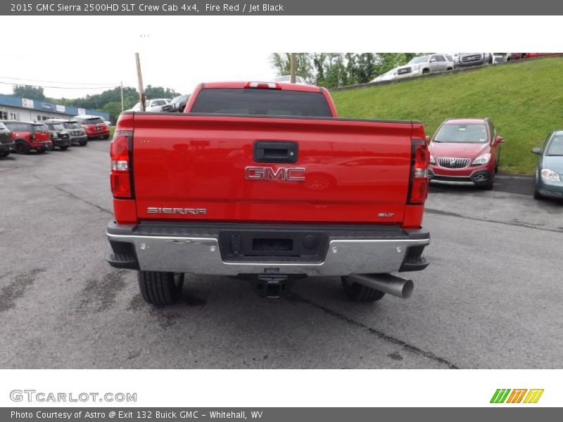 Fire Red / Jet Black 2015 GMC Sierra 2500HD SLT Crew Cab 4x4