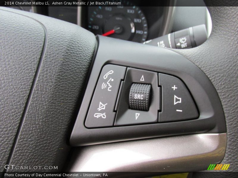 Ashen Gray Metallic / Jet Black/Titanium 2014 Chevrolet Malibu LS