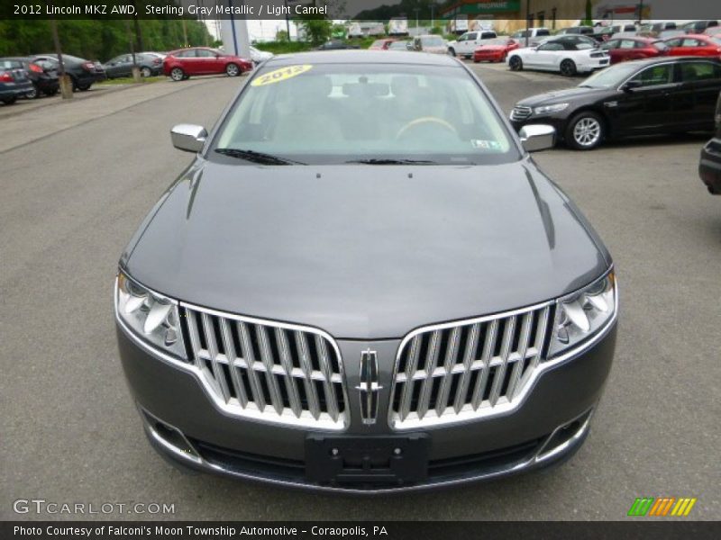 Sterling Gray Metallic / Light Camel 2012 Lincoln MKZ AWD