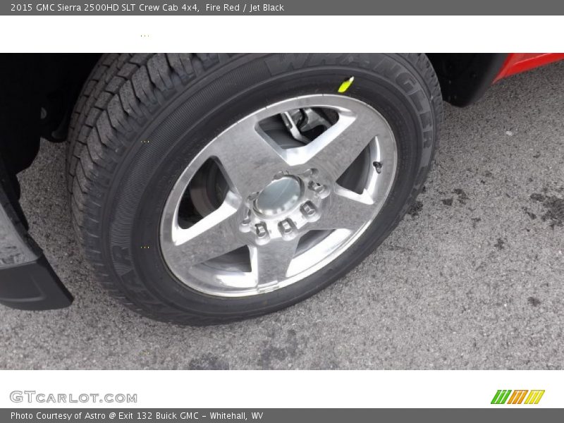 Fire Red / Jet Black 2015 GMC Sierra 2500HD SLT Crew Cab 4x4