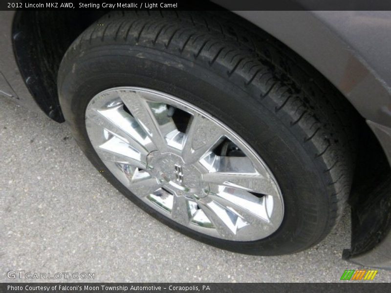Sterling Gray Metallic / Light Camel 2012 Lincoln MKZ AWD