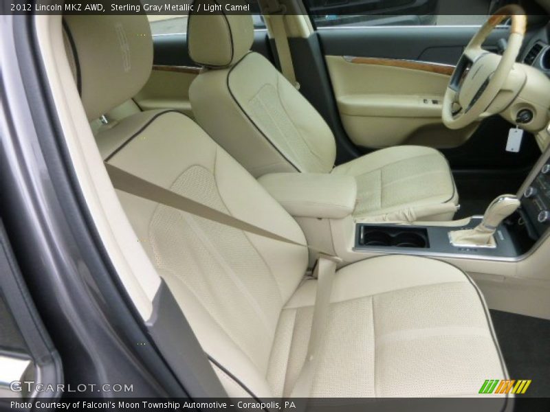Sterling Gray Metallic / Light Camel 2012 Lincoln MKZ AWD