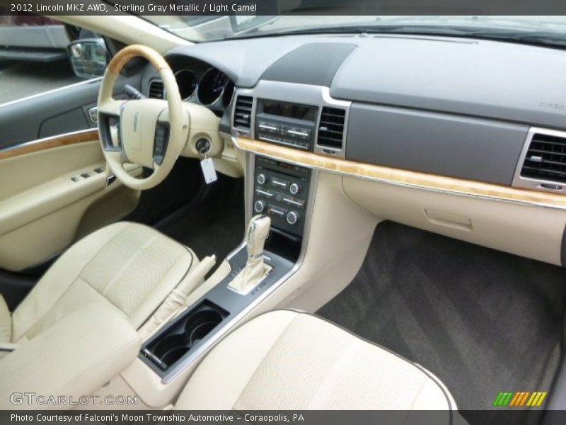 Sterling Gray Metallic / Light Camel 2012 Lincoln MKZ AWD