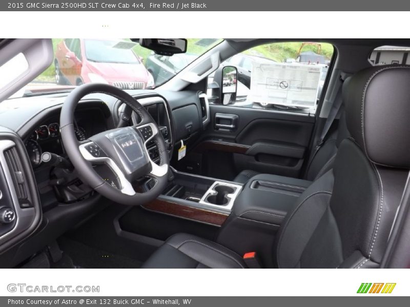 Fire Red / Jet Black 2015 GMC Sierra 2500HD SLT Crew Cab 4x4