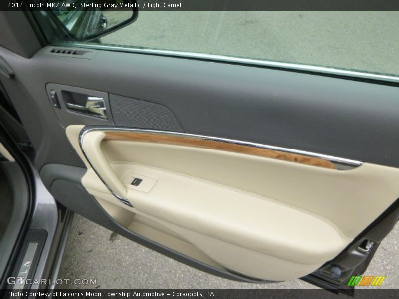 Sterling Gray Metallic / Light Camel 2012 Lincoln MKZ AWD