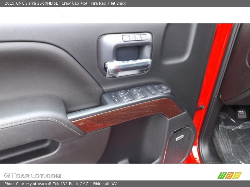 Fire Red / Jet Black 2015 GMC Sierra 2500HD SLT Crew Cab 4x4