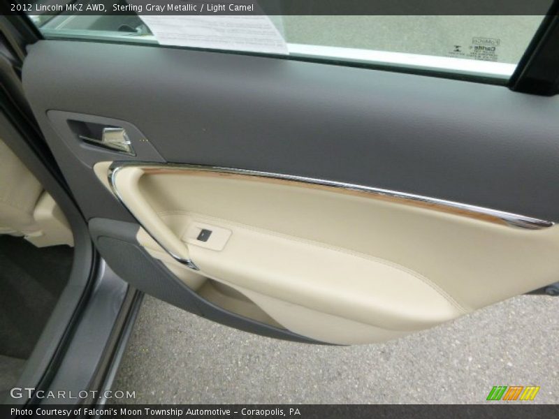 Sterling Gray Metallic / Light Camel 2012 Lincoln MKZ AWD