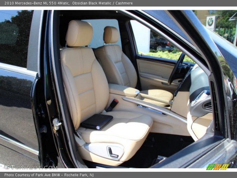 Obsidian Black Metallic / Cashmere 2010 Mercedes-Benz ML 550 4Matic