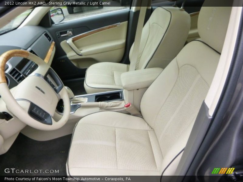 Sterling Gray Metallic / Light Camel 2012 Lincoln MKZ AWD