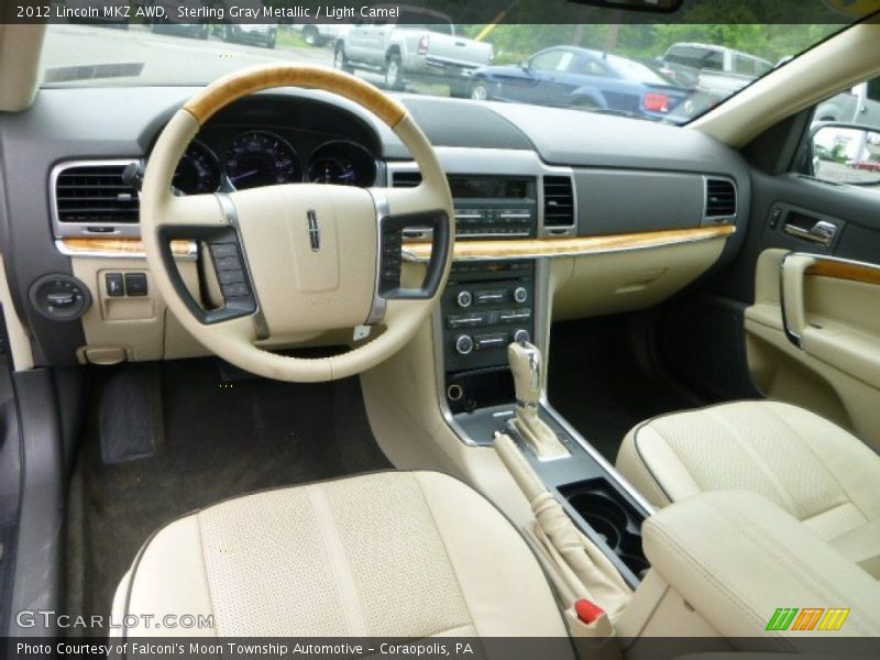 Sterling Gray Metallic / Light Camel 2012 Lincoln MKZ AWD