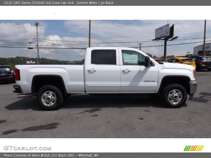 Summit White / Jet Black 2015 GMC Sierra 2500HD SLE Crew Cab 4x4