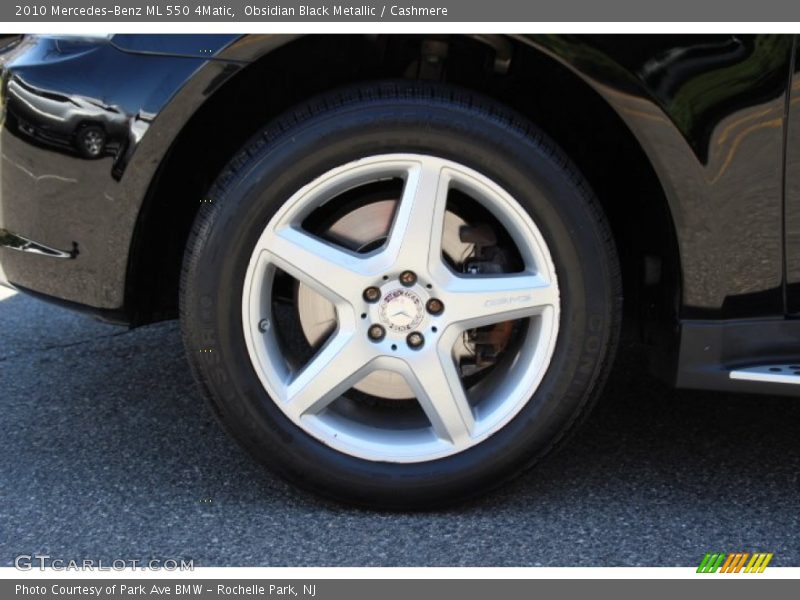 Obsidian Black Metallic / Cashmere 2010 Mercedes-Benz ML 550 4Matic