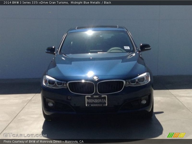 Midnight Blue Metallic / Black 2014 BMW 3 Series 335i xDrive Gran Turismo