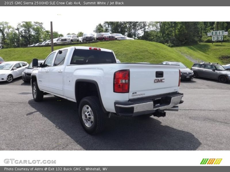 Summit White / Jet Black 2015 GMC Sierra 2500HD SLE Crew Cab 4x4
